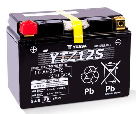 YTZ12S _12V 11Ah 210A BAL+_MOTOR AKKUMULÁTOR 